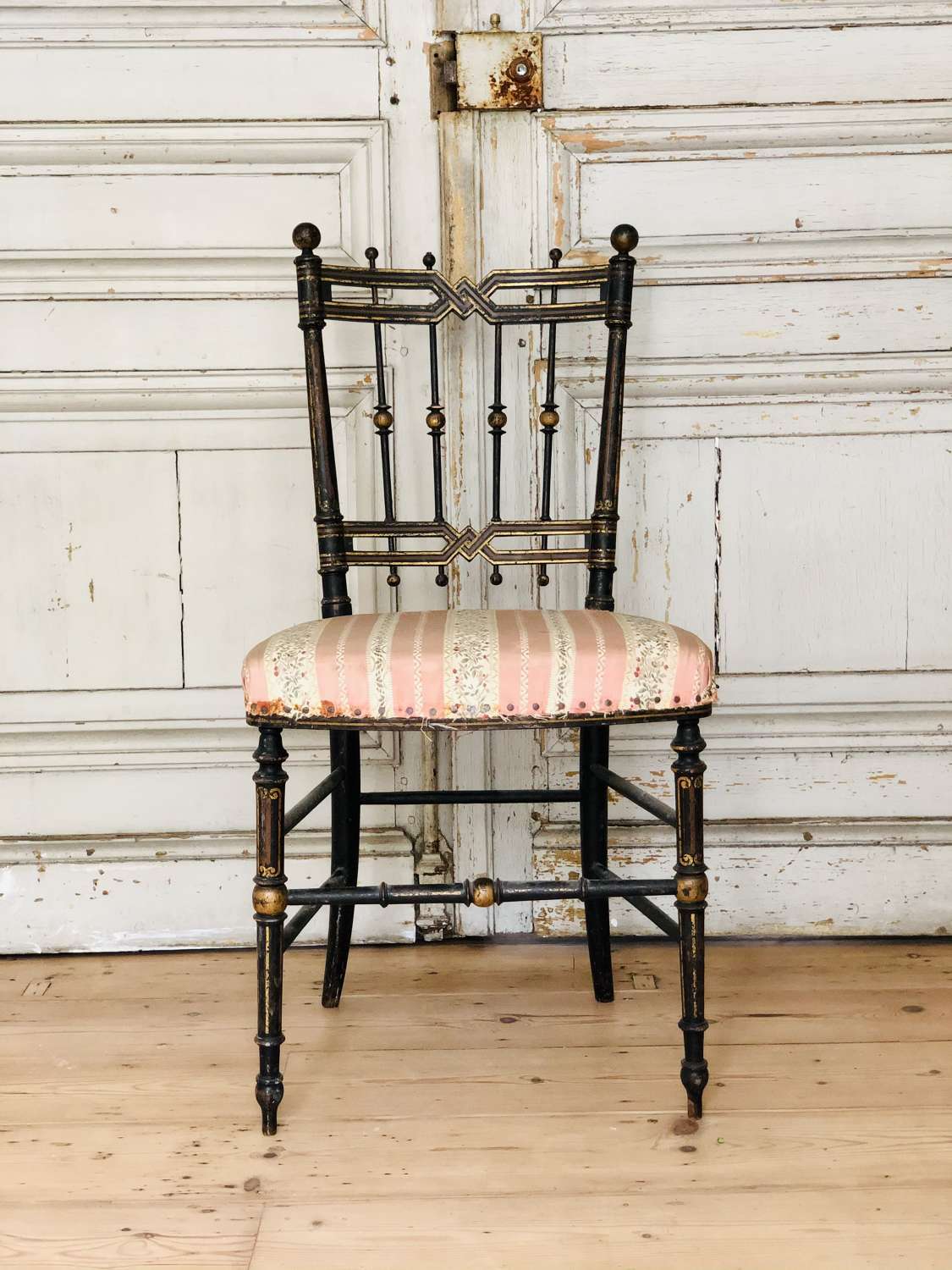 19th century French chair - original paint