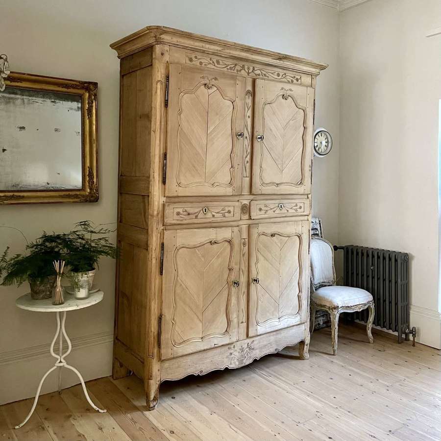 19th century French cabinet linen press