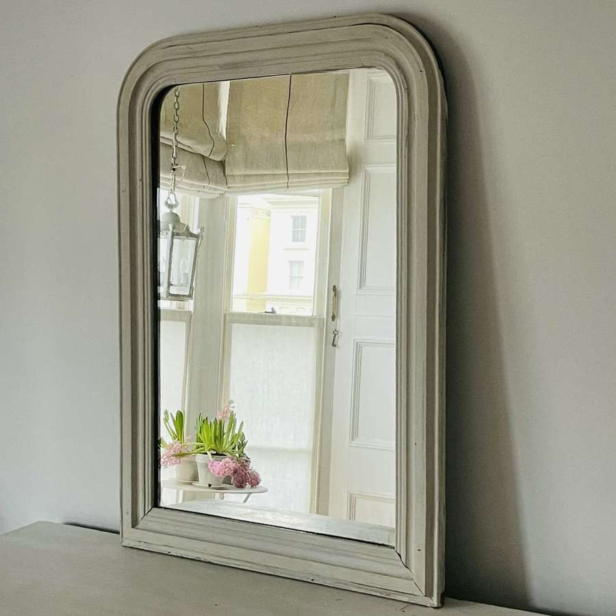 Antique French painted Louis Philippe mirror