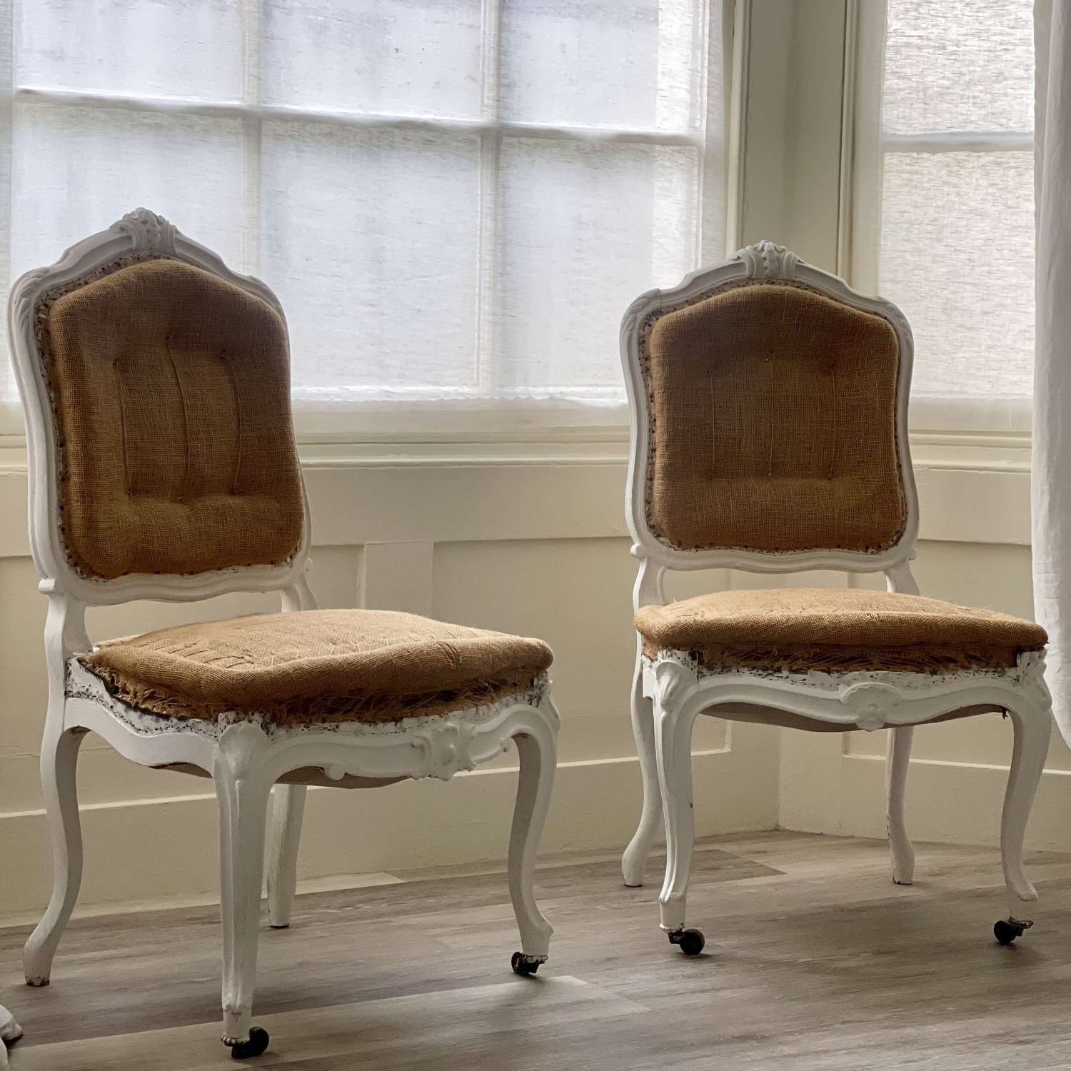 Pair of antique French chairs