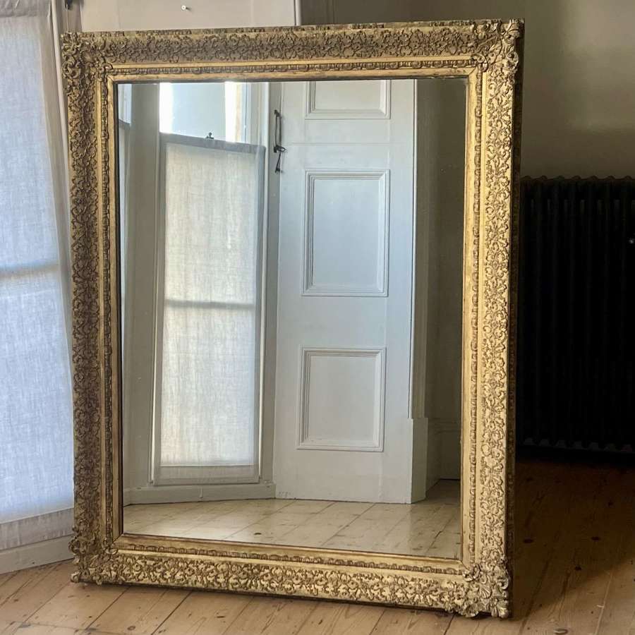 Antique French gilt mirror