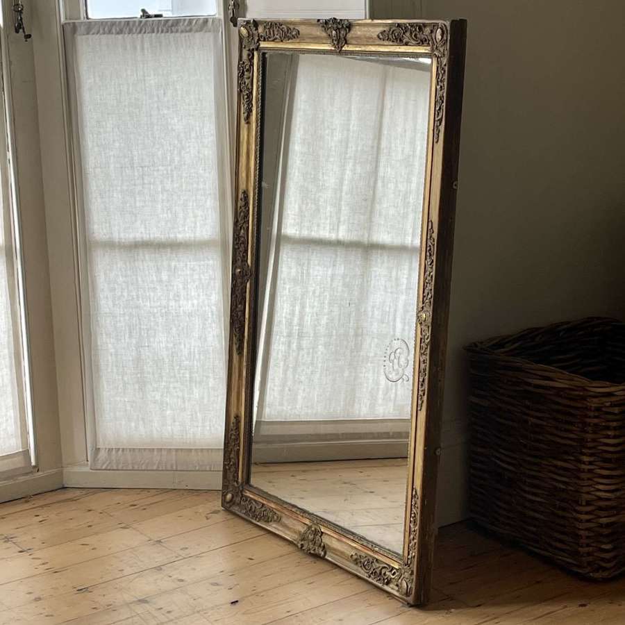 19th century French gilt mirror