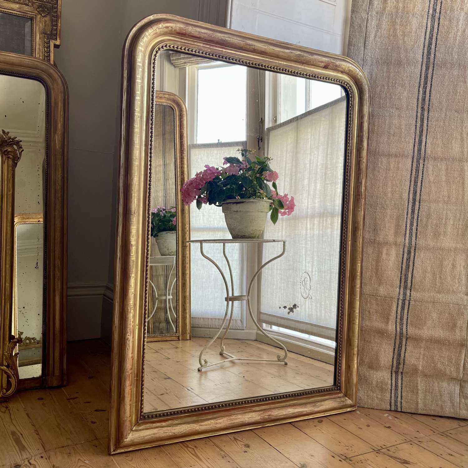 19th century French gilt Louis Philippe mirror