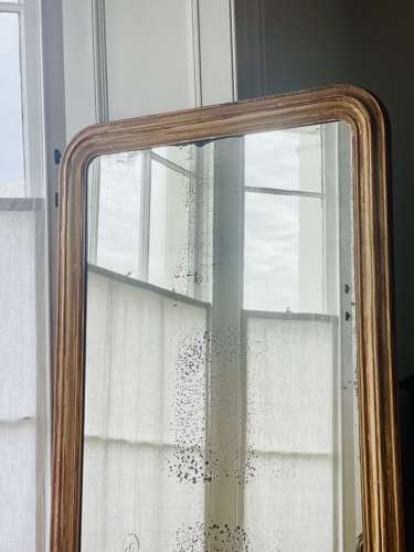 Large antique French mirror