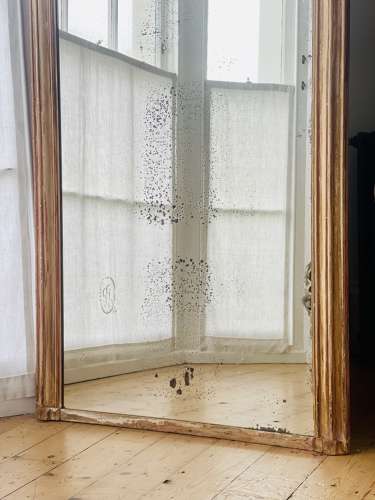 Large antique French mirror