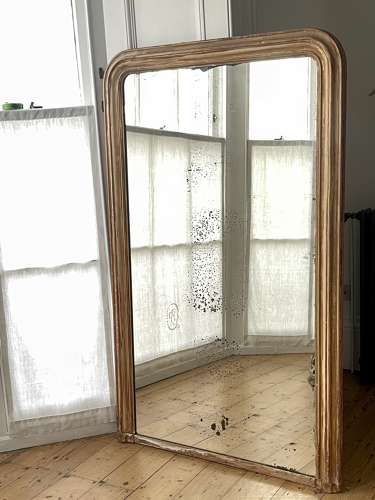 Large antique French mirror