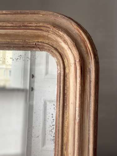 Large antique French mirror