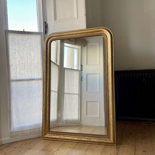19th century French gilt mirror