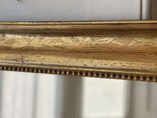 Large antique French gilt Louis Philippe mirror c1850