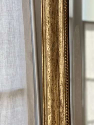 Large antique French gilt Louis Philippe mirror c1850