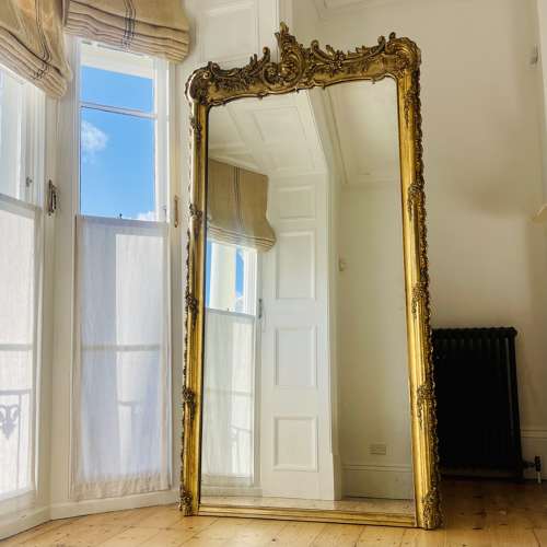 New - Large French Gilt Leaner Mirror