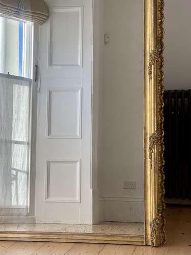 New - Large French Gilt Leaner Mirror