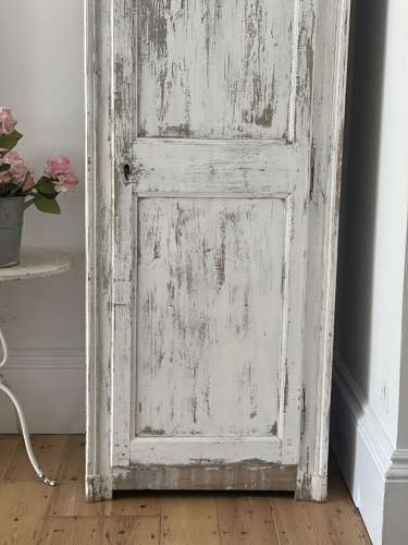 Antique French painted cupboard