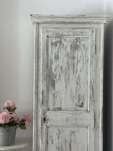 Antique French painted cupboard