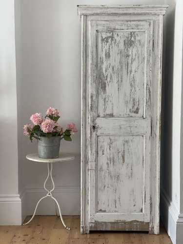 Antique French painted cupboard