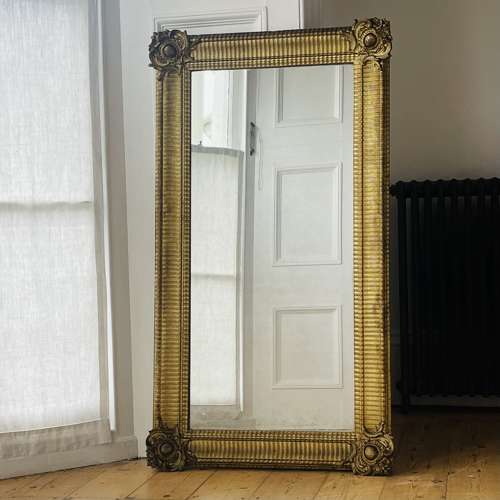 Antique French gilt mirror