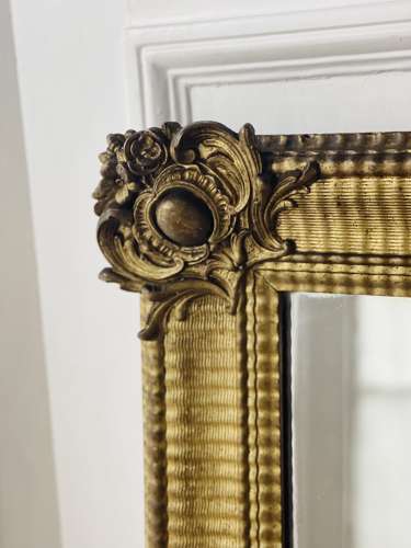 Antique French gilt mirror