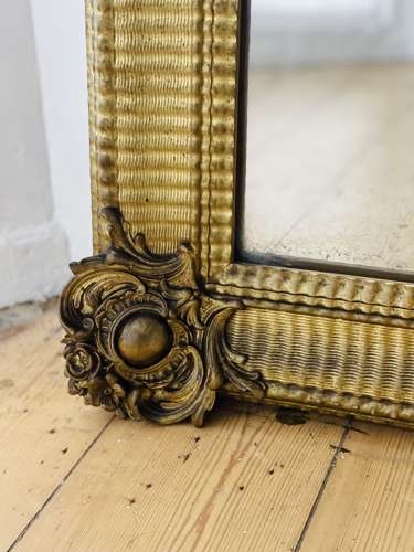Antique French gilt mirror