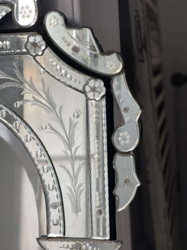Large Vintage Venetian Mirror