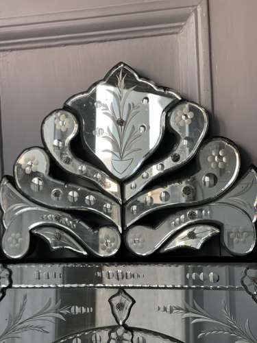 Large Vintage Venetian Mirror