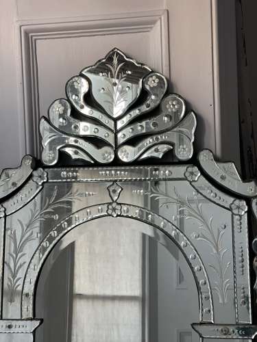 Large Vintage Venetian Mirror