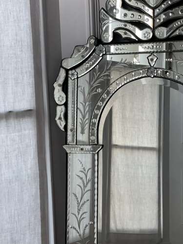 Large Vintage Venetian Mirror