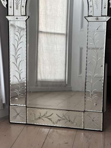 Large Vintage Venetian Mirror