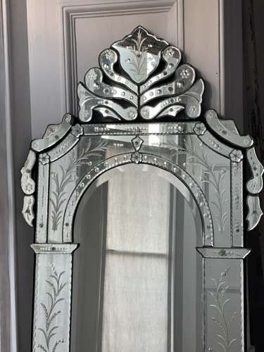 Large Vintage Venetian Mirror