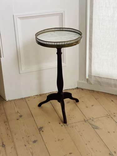French marble topped occasional table gueridon