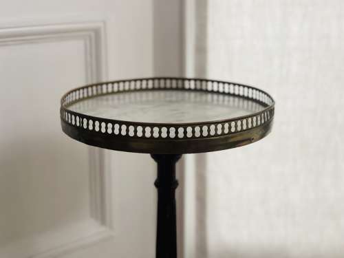 French marble topped occasional table gueridon