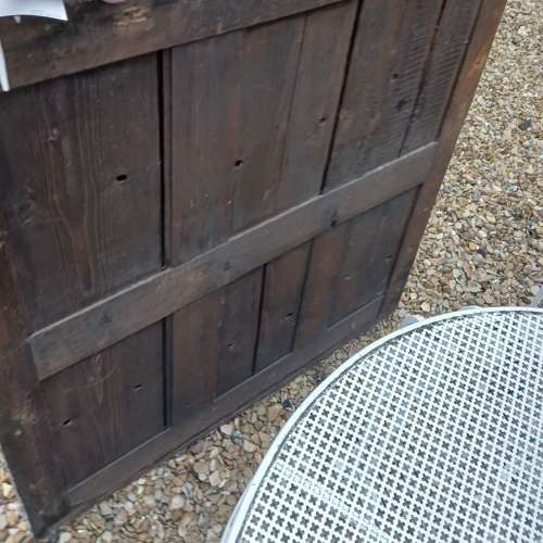 Antique French painted mirror c1880