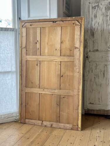19th century French painted mirror