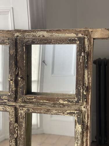 Antique French window mirrors