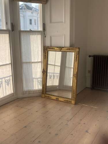 Antique French gilt Napoléon III mirror