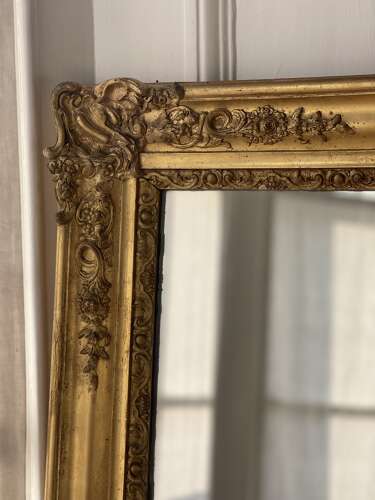 Antique French gilt Napoléon III mirror