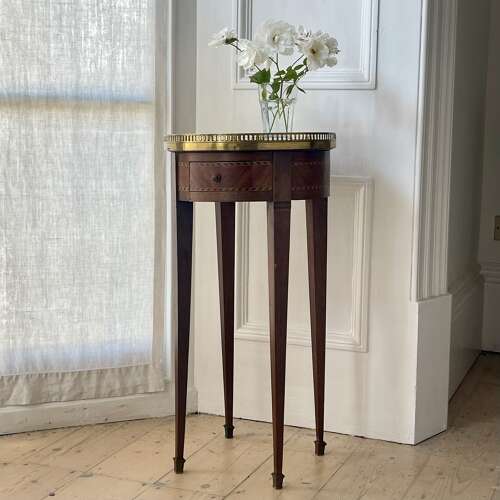 Antique French marble occasional table