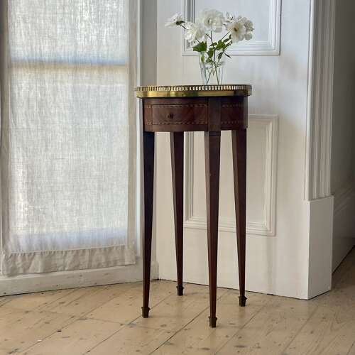 Antique French marble occasional table