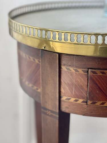 Antique French marble occasional table