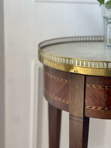 Antique French marble occasional table