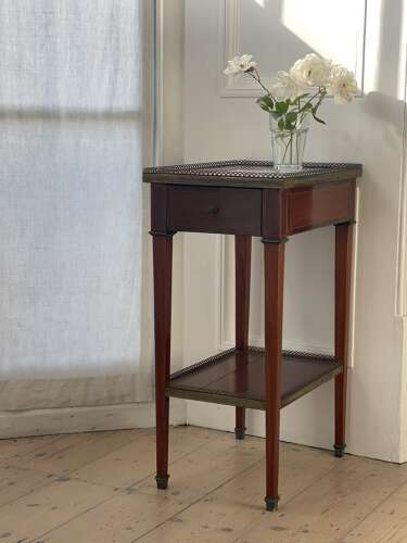 Antique French marble occasional table