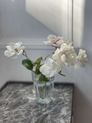 Antique French marble occasional table