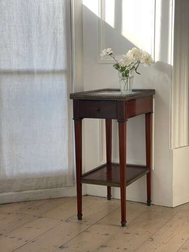 Antique French marble occasional table
