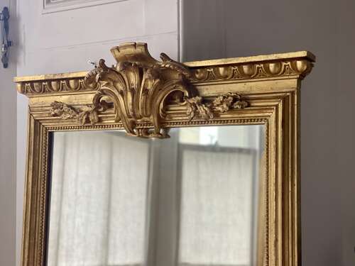 Antique French gilt mirror