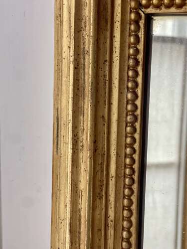 Antique French gilt mirror