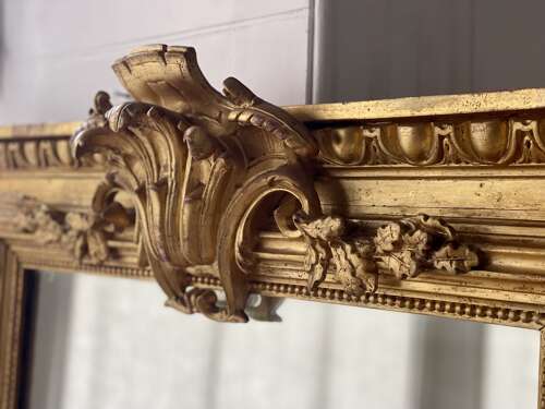 Antique French gilt mirror