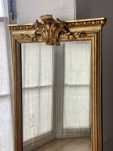 Antique French gilt mirror