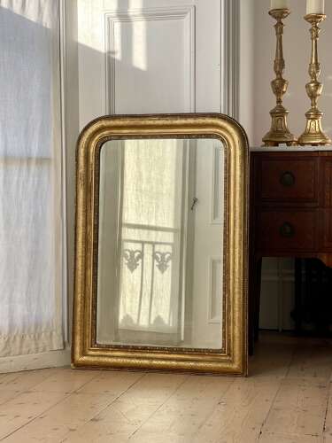 Antique French gilt Louis Philippe mirror