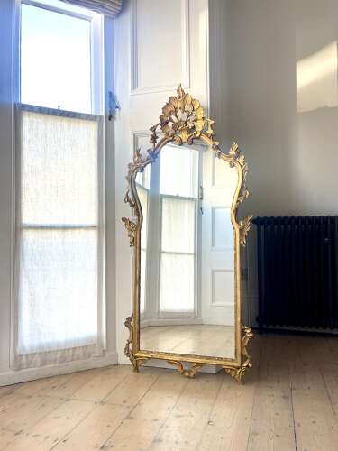 Vintage gilt Italian mirror