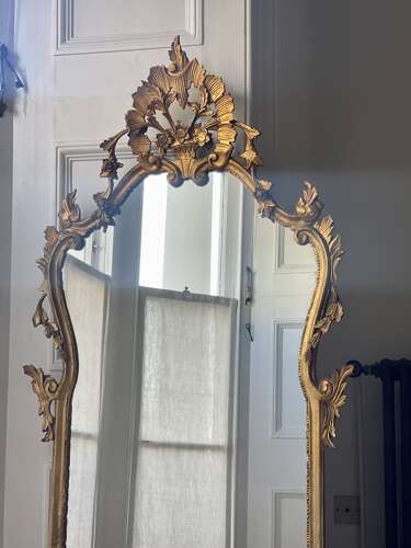 Vintage gilt Italian mirror