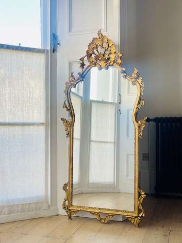 Vintage gilt Italian mirror